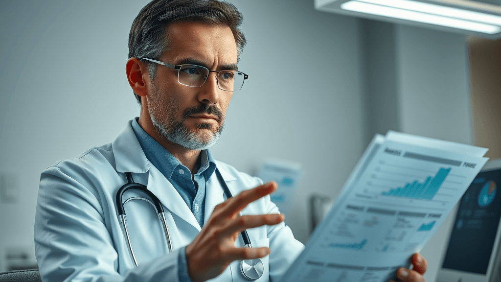 medical researcher examining long-term botox treatment effects
