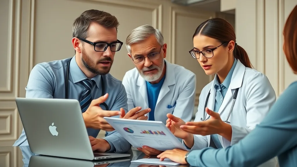 Medical marketing professionals strategizing botox marketing for a med spa