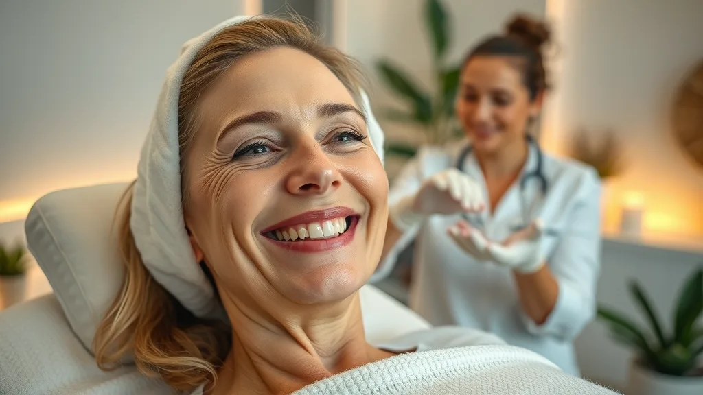 what is reputation management & why it matters for medspas, showcasing a happy client receiving a treatment at a medspa.