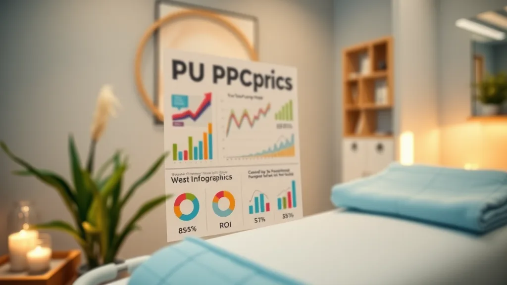 infographic illustrating key ppc metrics for medspas.