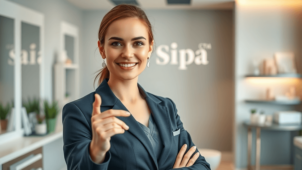 Confident medical spa owner representing expert branding in botox marketing for medspas
