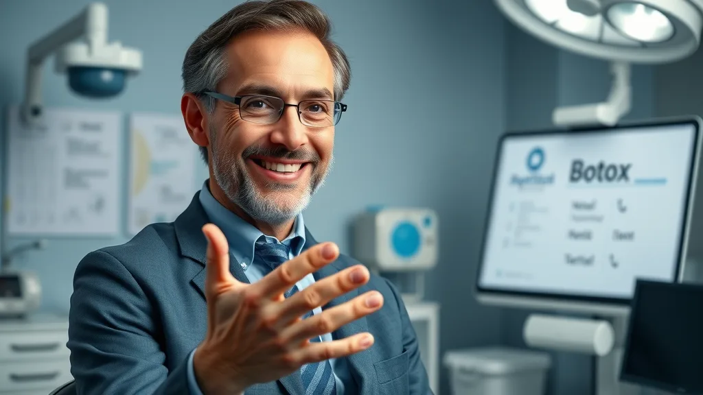 Medical professional hosting live educational botox webinar to demonstrate expertise in botox marketing
