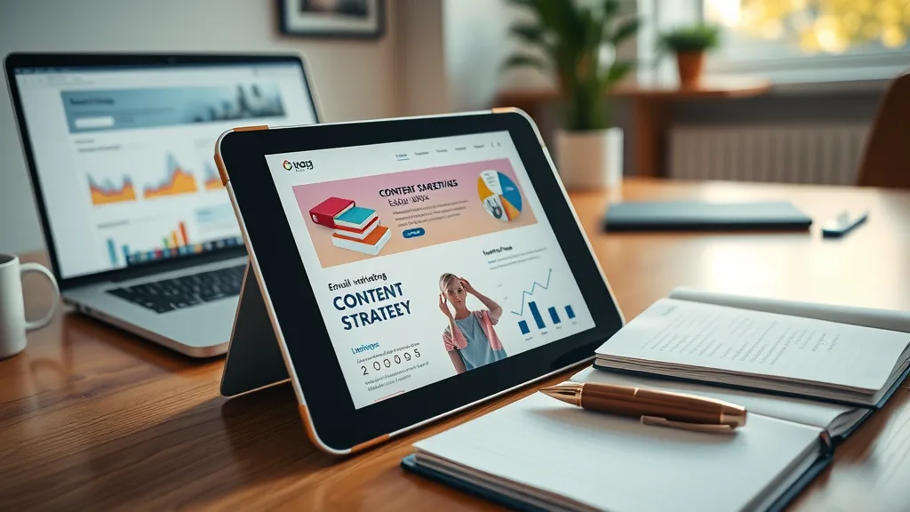 content strategies for medical spas with a professional email marketing campaign being designed.