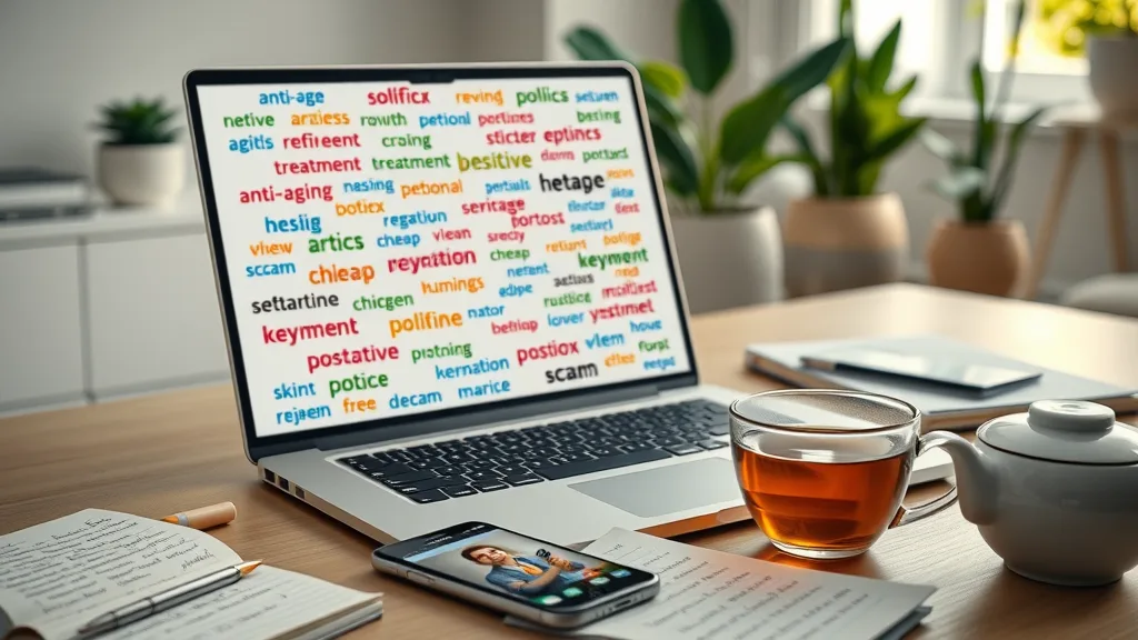 keyword research process for medspa ppc with positive and negative keywords.
