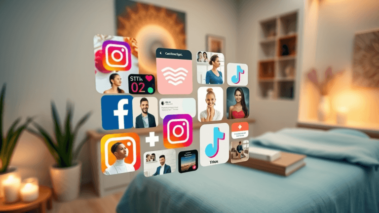 social media icons featuring Instagram