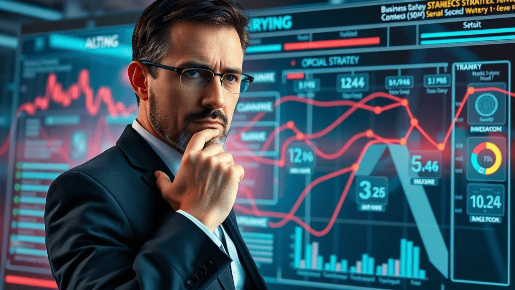 business strategist, thoughtful, mapping competitive landscape