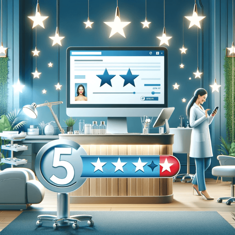 Medspa owner checking reputation