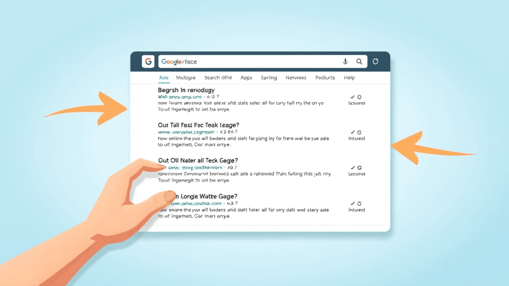 Search engine results page highlighting long-tail botox and filler keyword queries for effective med spa SEO