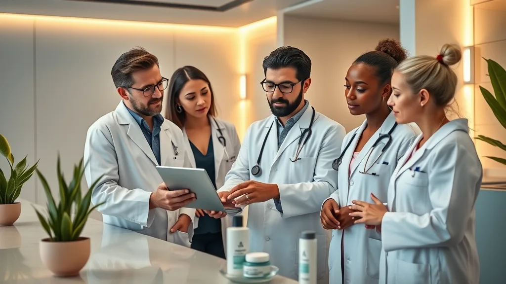 team of health professionals, collaborative environment.