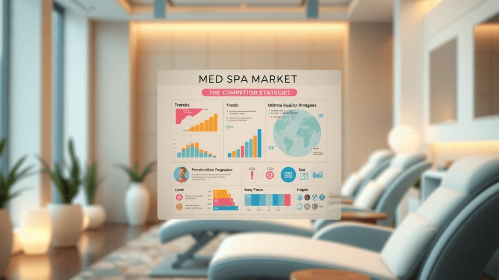 illustrative diagram of the med spa market landscape